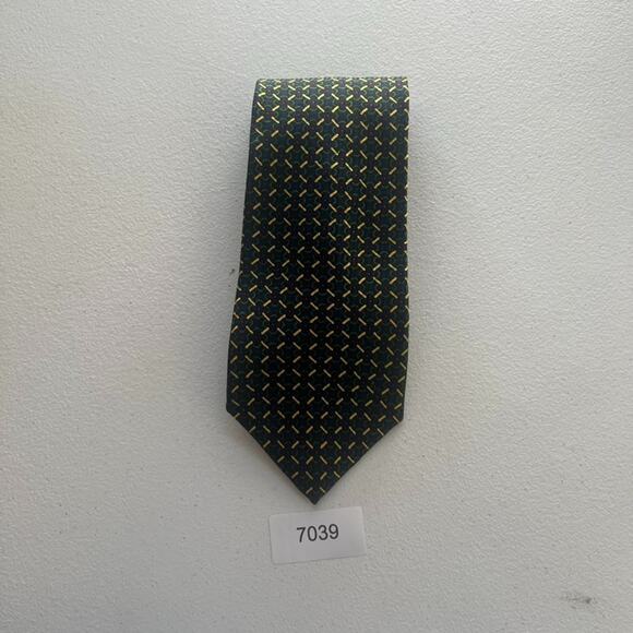 Vintage Burberrys Of London Necktie Men's Designer 100% Pure Silk Geometric - Picture 1 of 10